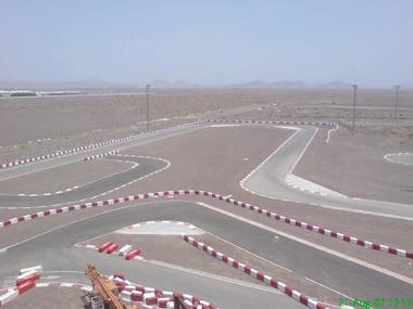 Het circuit in Al Ain, Verenigde Arabische Emiraten